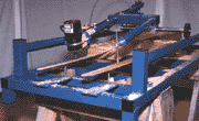 Picture of finishing cut on prop tip
