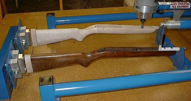 Carving Gun Stock Duplicators