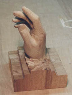 Photo of hand produced in carver.