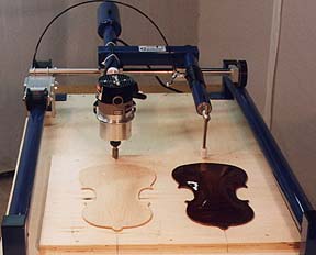 Copying a violin plate